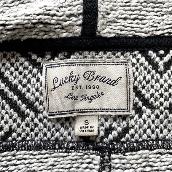 Lucky Brand Aztec Knit Hoodie - Picture 4 of 7